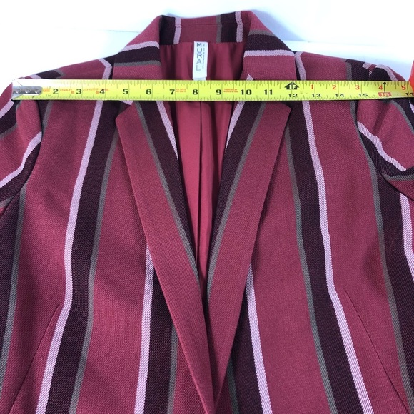 Mural Red Striped One-Button Blazer – Women’s M, NWOT - Picture 7 of 13